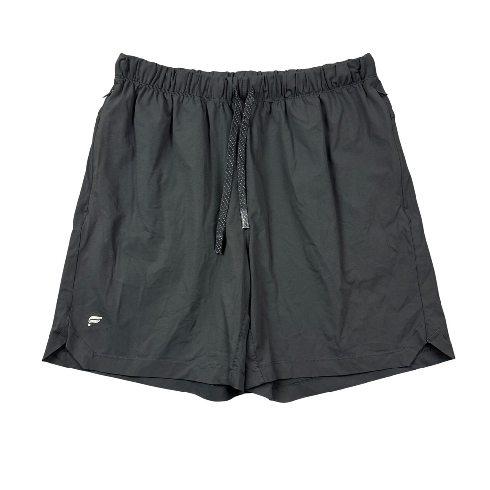 Fabletics Mens Large Black Active Training Shorts Elastic Waist Drawstring Gym